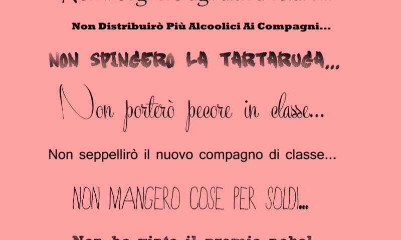 Tipografia, questa sconosciuta… 8 errori imperdonabili da evitare assolutamente!